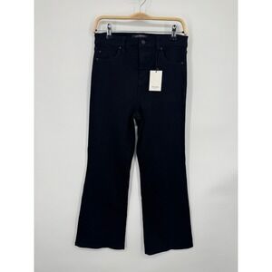 NWT Liverpool Short Story San Francisco Pant Women's 8/29 Black Pull-on Zip Fly